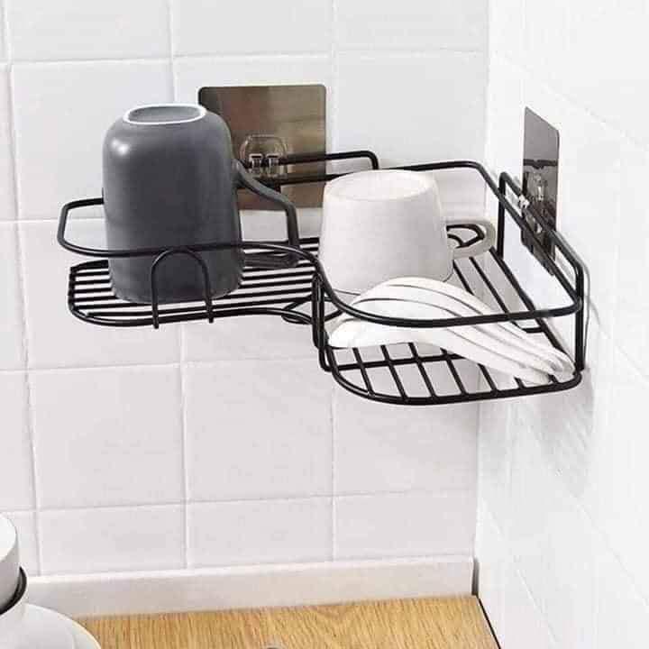 KỆ GÓC DÁN TƯỜNG BẰng kim loại SIÊU CHẮC