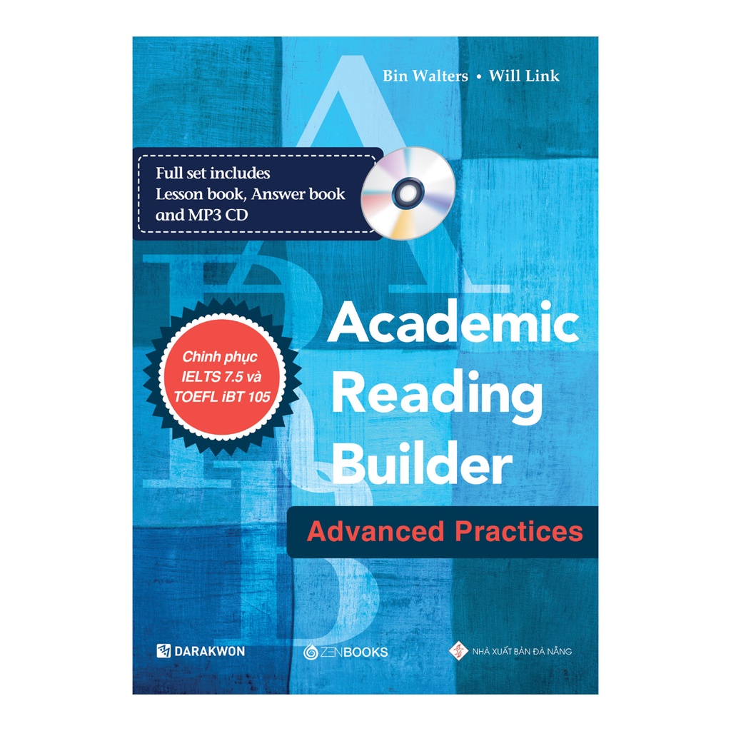 Sách - Academic Reading Builder - Advanced Practices (kèm CD) - trọn bộ 2 cuốn