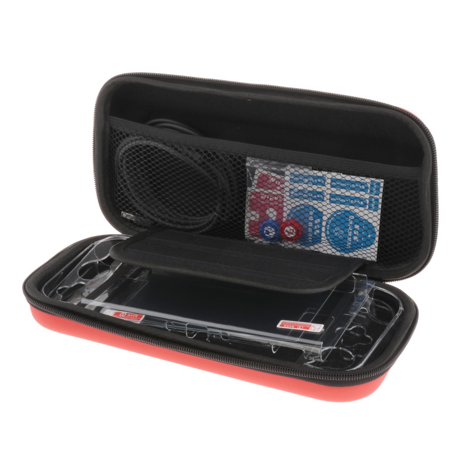Carry Case Compatible with Switch - Black Protective Hard Portable Travel Carry