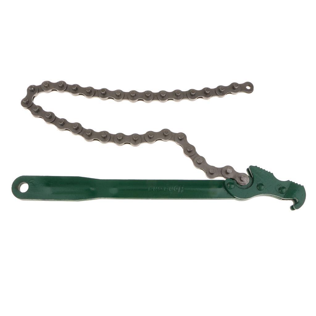 Vehicle Adjustable Oil filter Wrench Handcuff Type Clamp Spanner