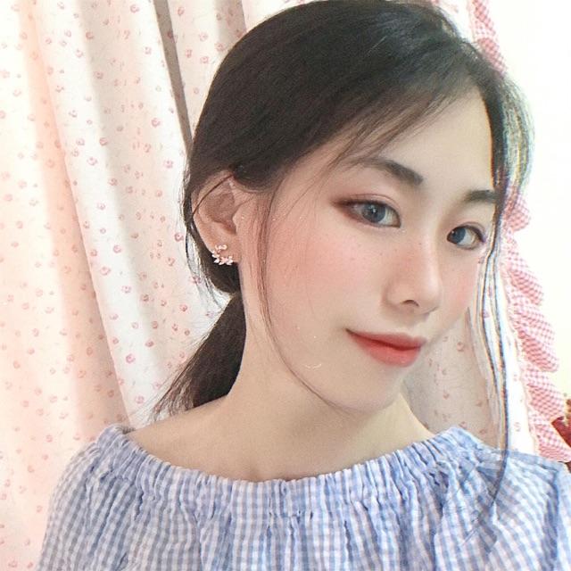Khuyên tai hàn phối đá