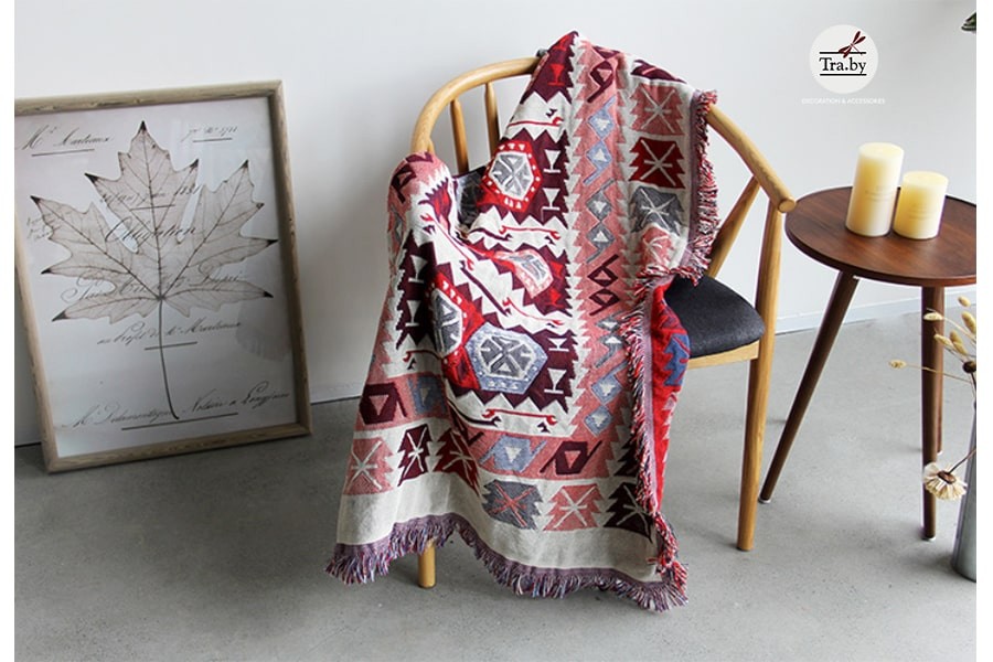 Carpet thảm trang trí nhà - Thổ Cẩm 130x180cm