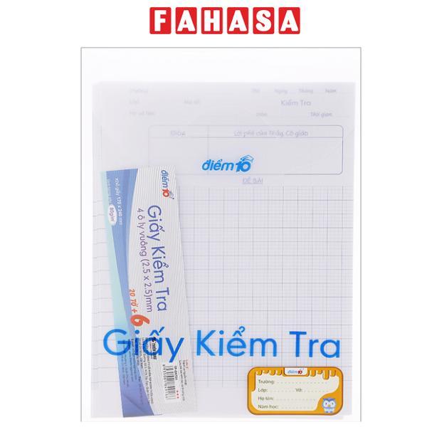 Giấy Kiểm Tra Thiên Long TP-GKT01 (4 Ôly Vuông)