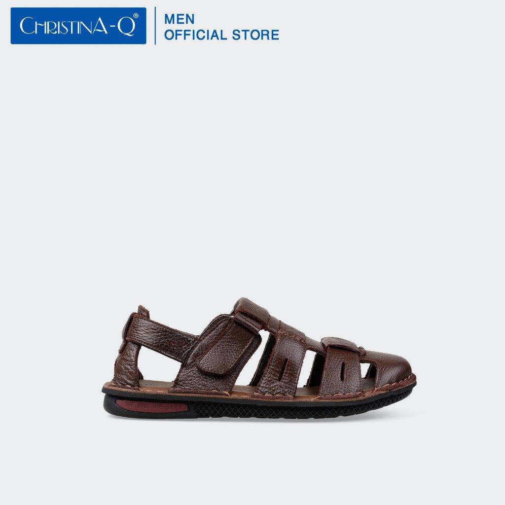 Sandals Nam Da Cao Cấp ChristinA-Q SDA001