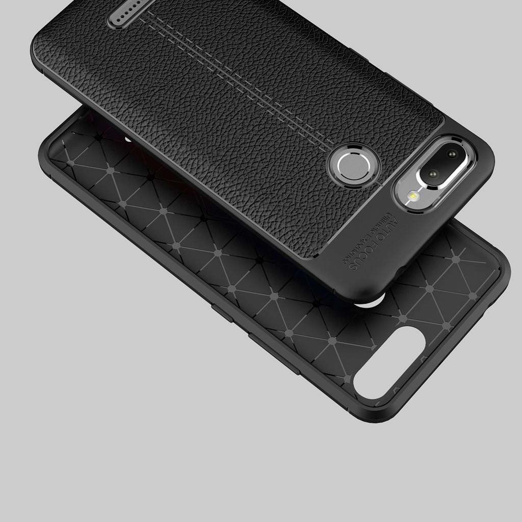 Ốp lưng Xiaomi Redmi 6 silicon giả da Auto Focus