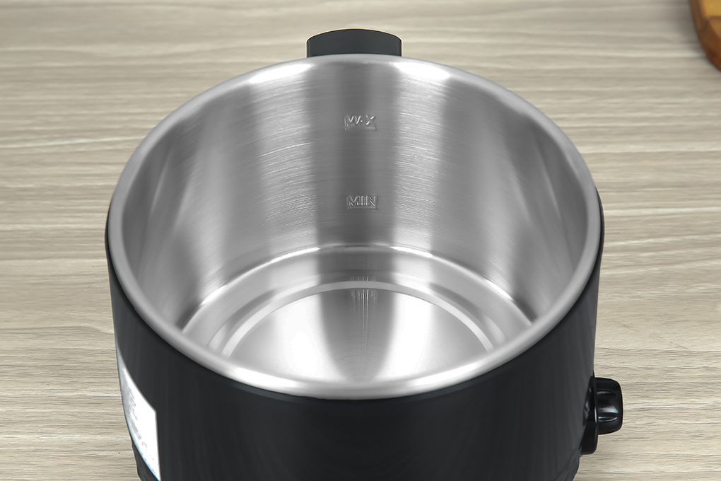 Nồi nấu đa năng Mishio MK214 inox 304 1.5L đế rời dễ vệ sinh - bảo hành 18 tháng