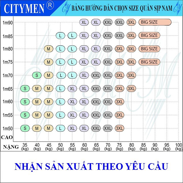 Đồ Lót Nam vải cotton 2 chiều lưng Thái hiệu CITYMEN, màu ngẫu nhiên, quần lót - LMTK-THAI2C