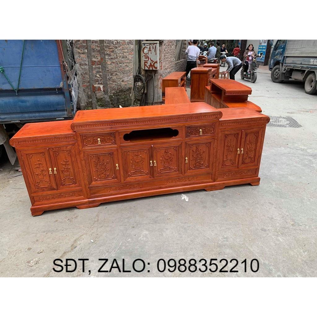Kệ Tivi Kệ Mõ Gỗ Hương Đá Nam Phi