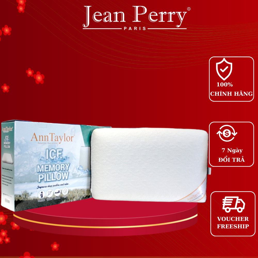 Gối nằm Jean Perry Memory Foam AT Ice 56x36x13cm
