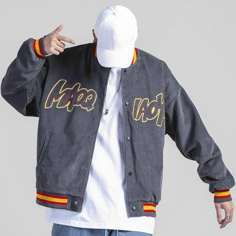 Áo bomber jacket nhung khoác nam nữ unisex gió cúc bấm form rộng local brand ulzzang phong cách hàn quốc đep IAO