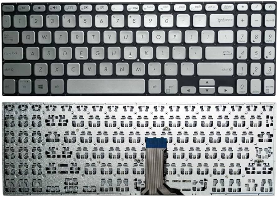 Bàn phím thay thế cho laptop Asus Vivobook X530 S530U S530F V5000FL Y5100UB Y5100UN bạc