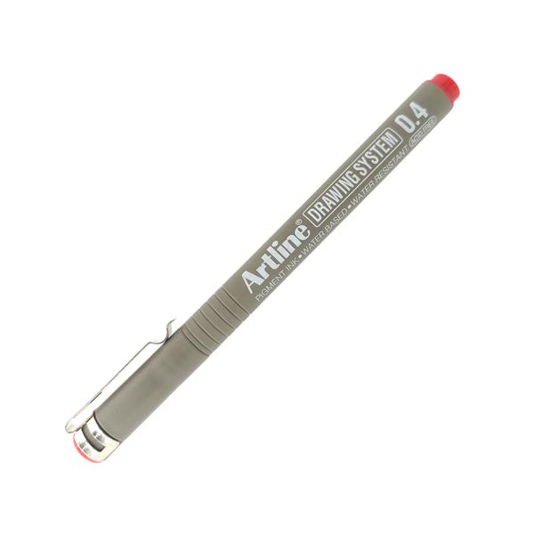 Bút Vẽ Kỹ Thuật 0.4 mm - Artline EK-234-RD - Màu Đỏ