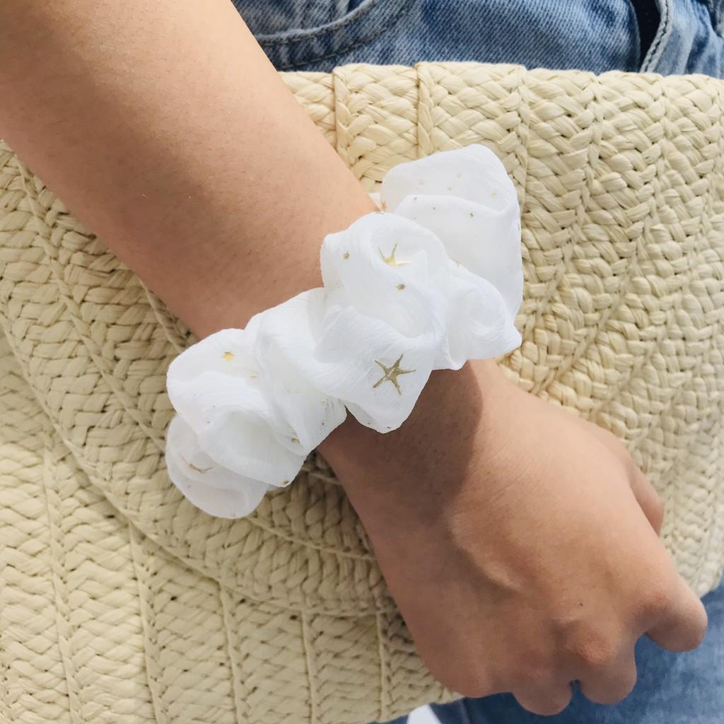 Cột Tóc, Dây Cột SCRUNCHIES Ngôi Sao Nhiều Màu - Mã DT002