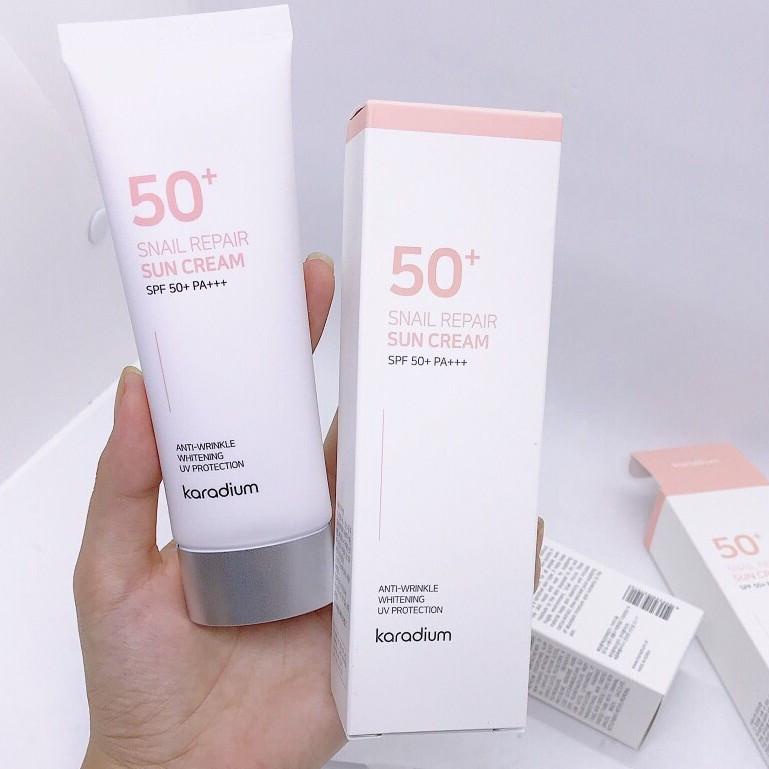 Kem Chống Nắng Karadium Snail Repair SPF 50+ 70ml