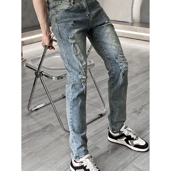 Quần jeans skinny jeans quảng châu cao cấp