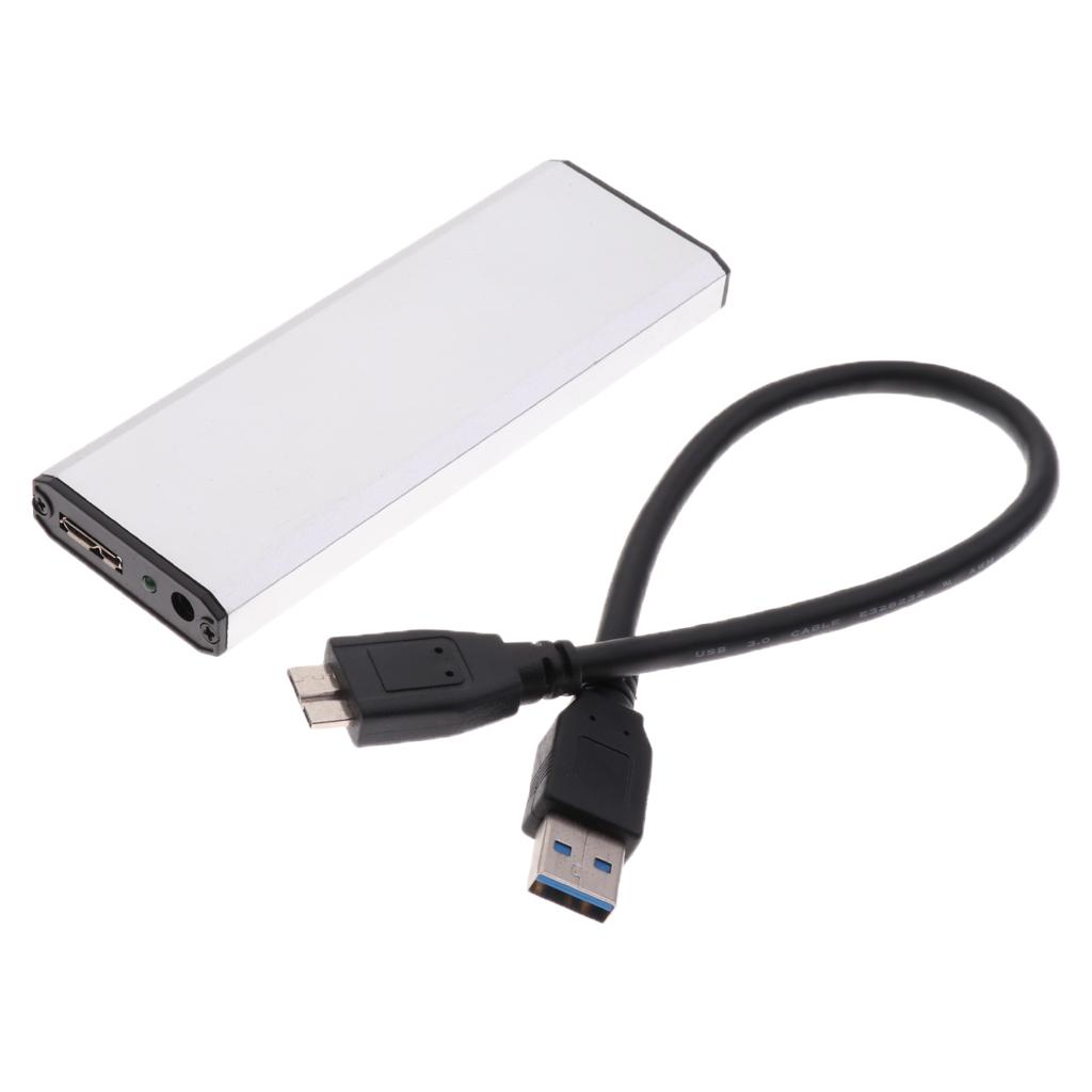 Aluminum USB 3.0 Hard Drive Disk External Enclosure Case for HDD and SSD