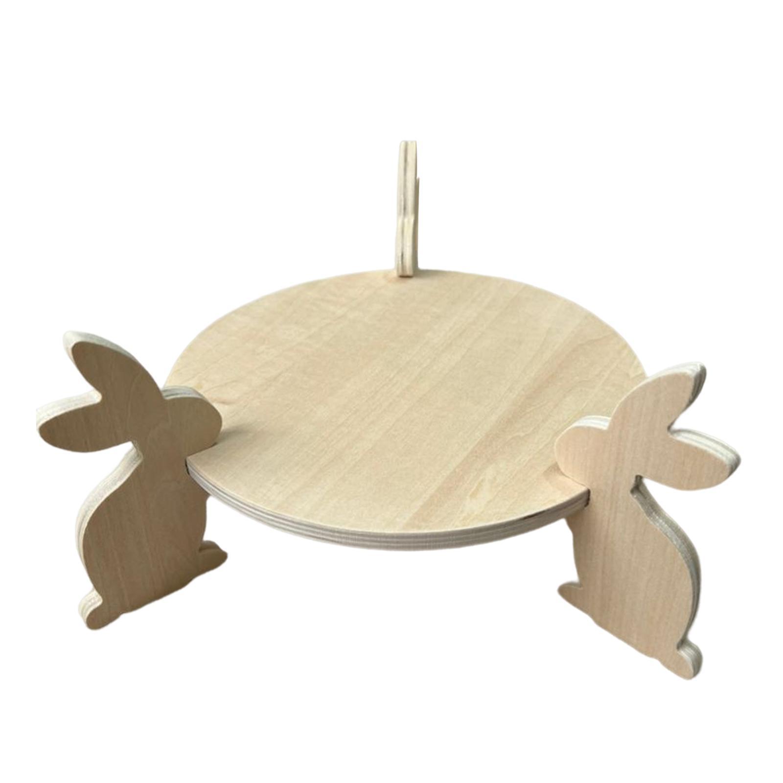 9.8in Cake Holder Serving Tray Tableware Crafts for Birthday Party Candle