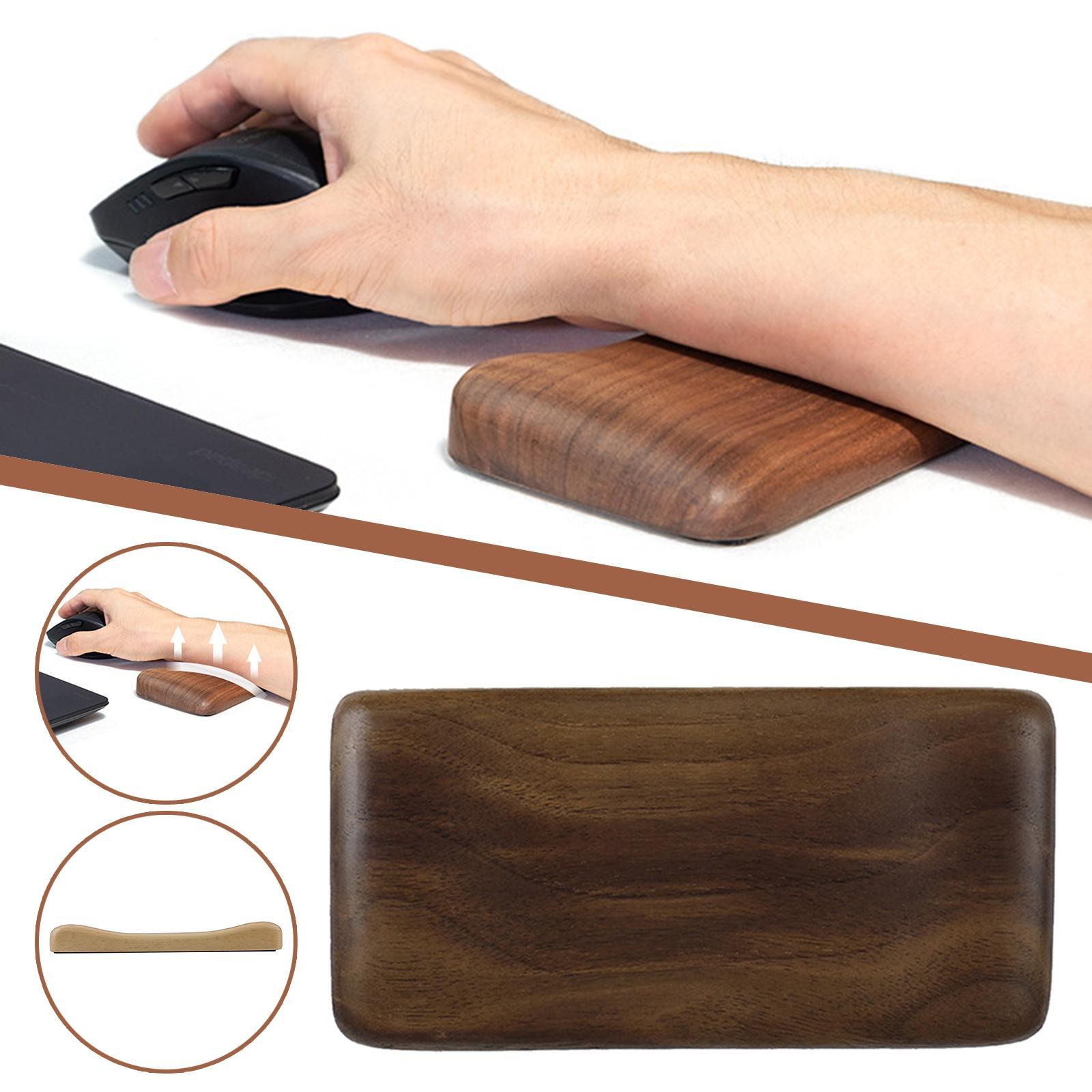 Wrist Rest Wooden Wrist Support Accessories Durable for Desk Office Laptop