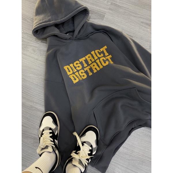 Hoodie unisex hoodie nam vải dày district