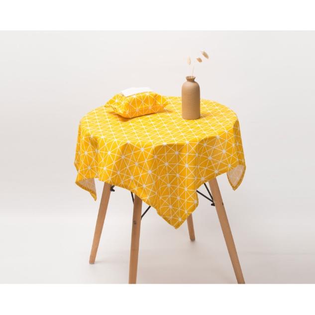 VẢI TRANG TRÍ/ VẢI PHÔNG NỀN/ VẢI CANVAS/VẢI BỐ Ô CỜ VÀNG