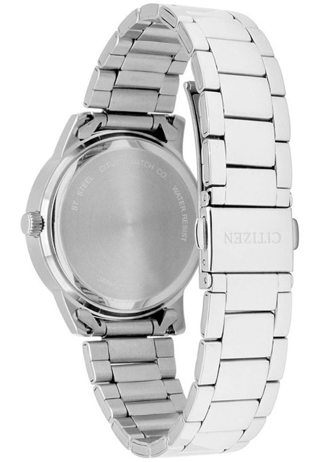 Đồng Hồ Citizen Nữ Đính Đá Swarovski Dây Kim Loại Pin-Quartz ED8090-53D - Mặt Xà Cừ
