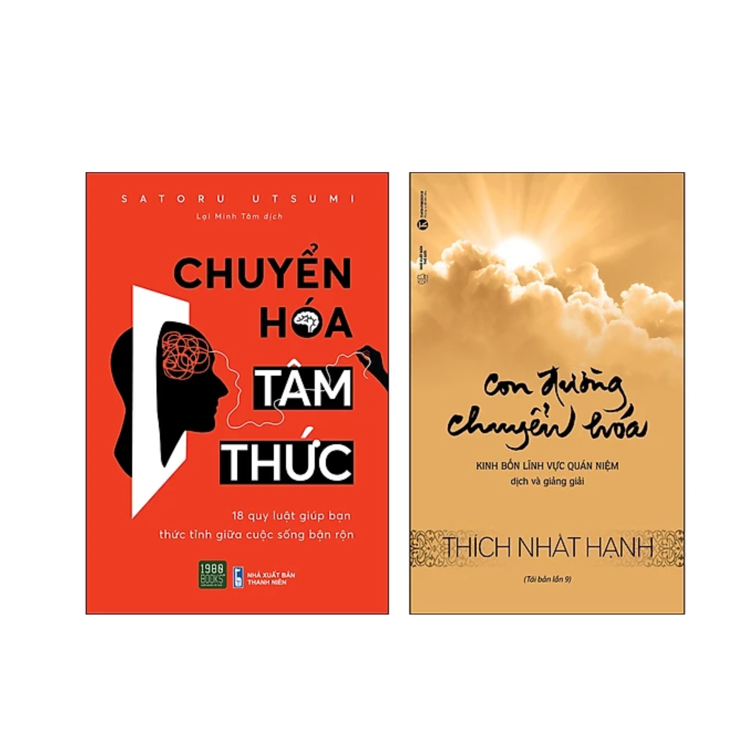 Combo 2Q Sách Tư Duy - Kĩ Năng Sống : Chuyển Hóa Tâm Thức + Con Đường Chuyển Hóa