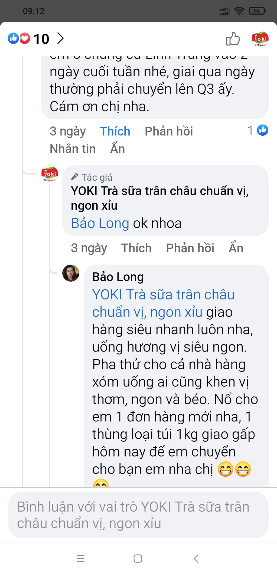 Yoki Trà sữa khoai môn