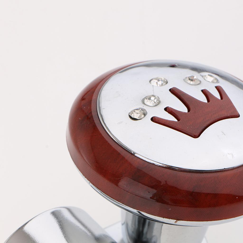 2X Car Steering Wheel  Knob Aid Power Assister  Universal Plating