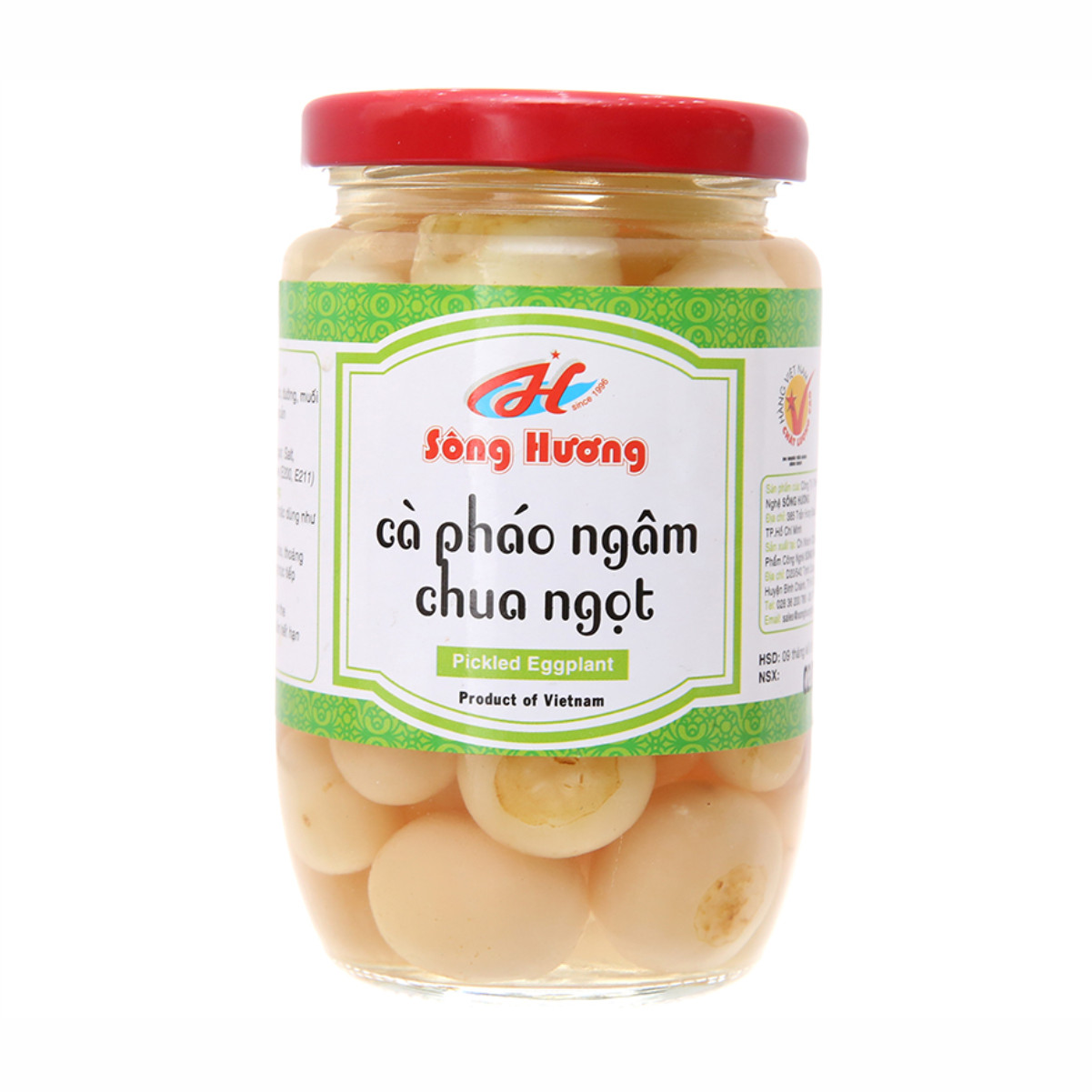 Cà Pháo Muối Ngâm Chua Ngọt Sông Hương Foods Hũ 370g