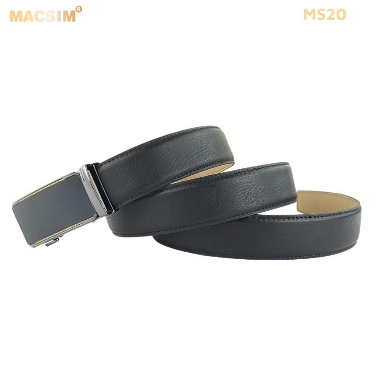 Thắt lưng nam -Dây nịt nam da thật cao cấp nhãn hiệu Macsim MS20