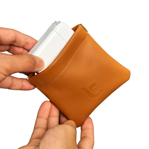 Túi Da Đựng Sạc, Phụ Kiện MacBook Lucas Portable - Hàng Chính Hãng