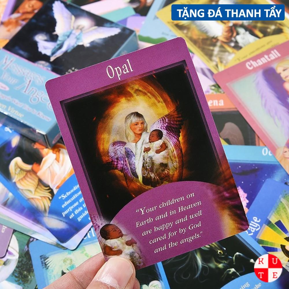 Bài Oracle Mesages From Your Angels 44 Lá Bài Tặng File Tiếng Anh Và Đá Thanh Tẩy