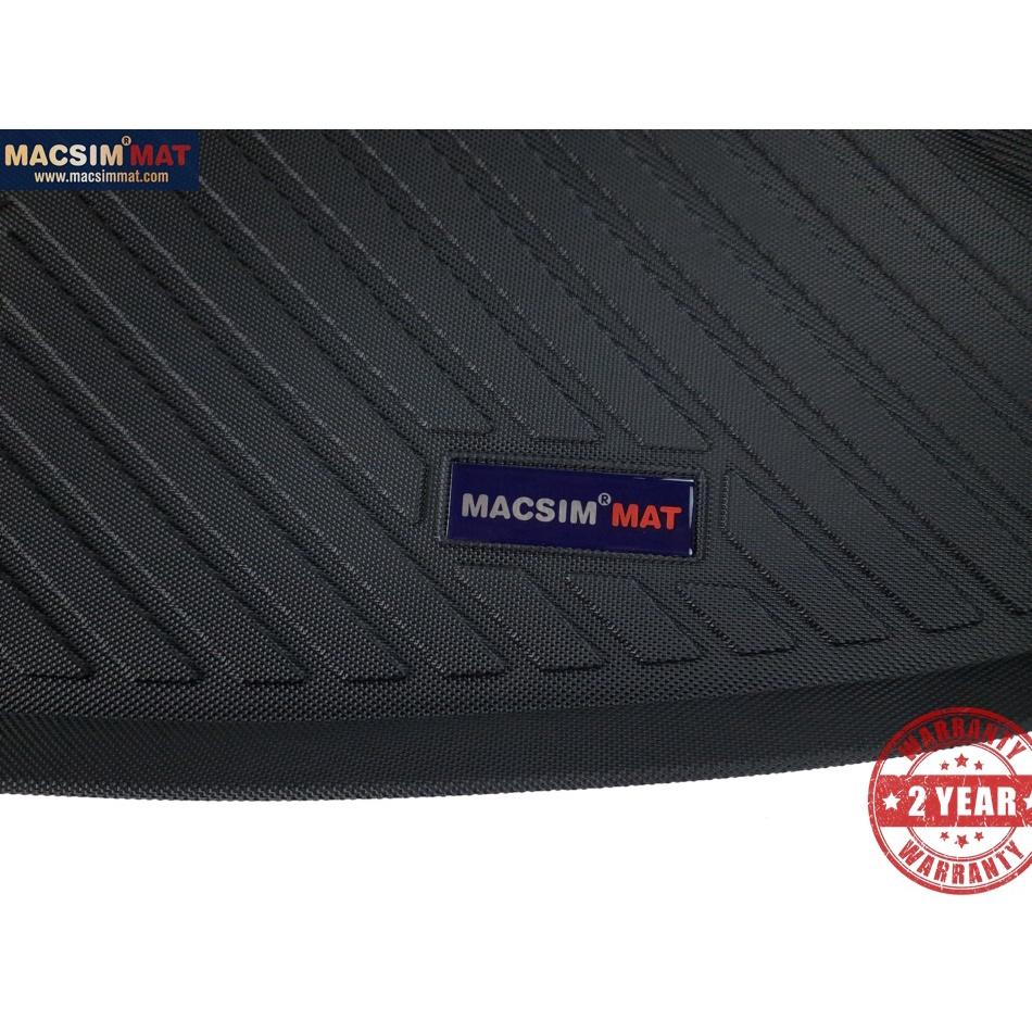 Thảm lót cốp xe ô tô Hyundai Accent 2017-đến nay nhãn hiệu Macsim hàng loại 2