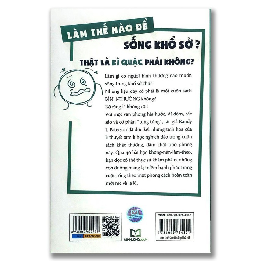Sách- Làm Thế Nào Để Sống Khổ Sở? - Cẩm Nang Không Nên Làm Theo