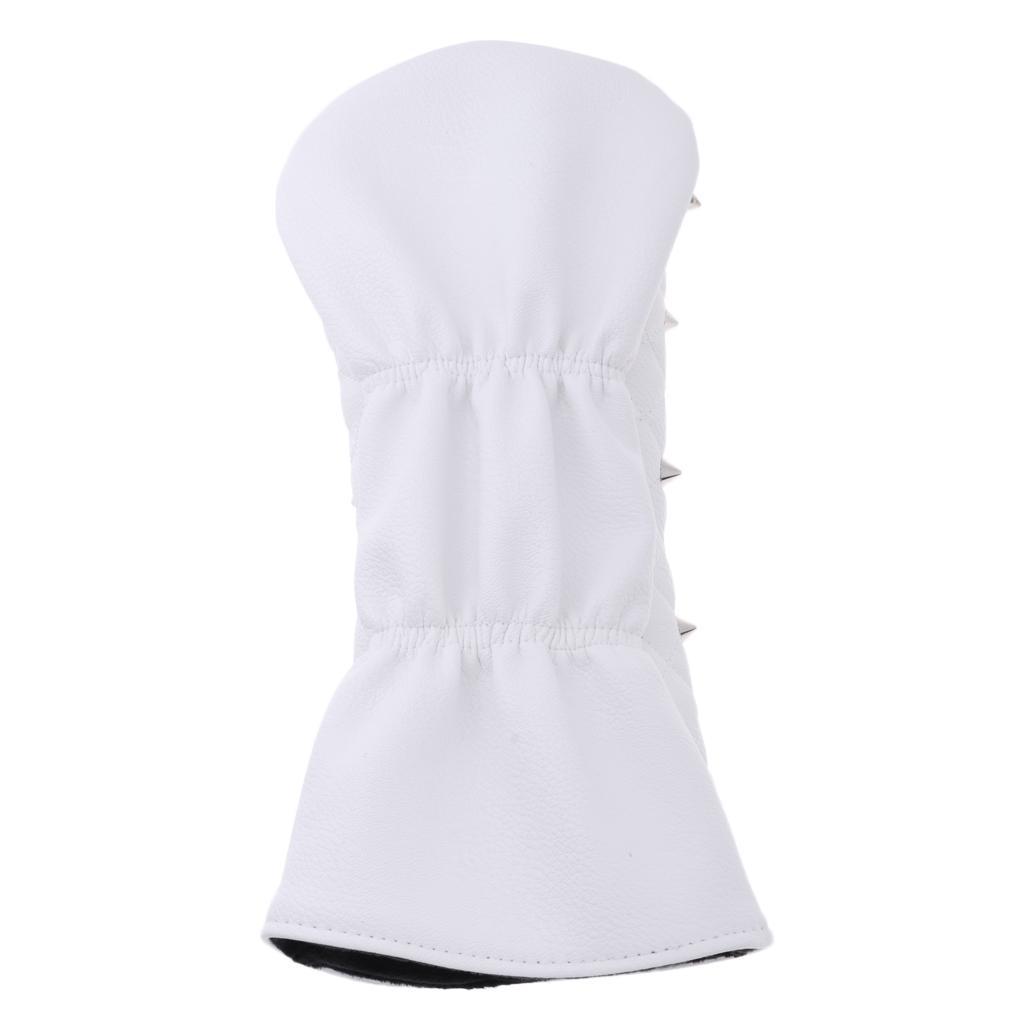 2-Pack PU Golf Head Covers #1 Driver #3/#5 Fairway Woods Club Headcovers