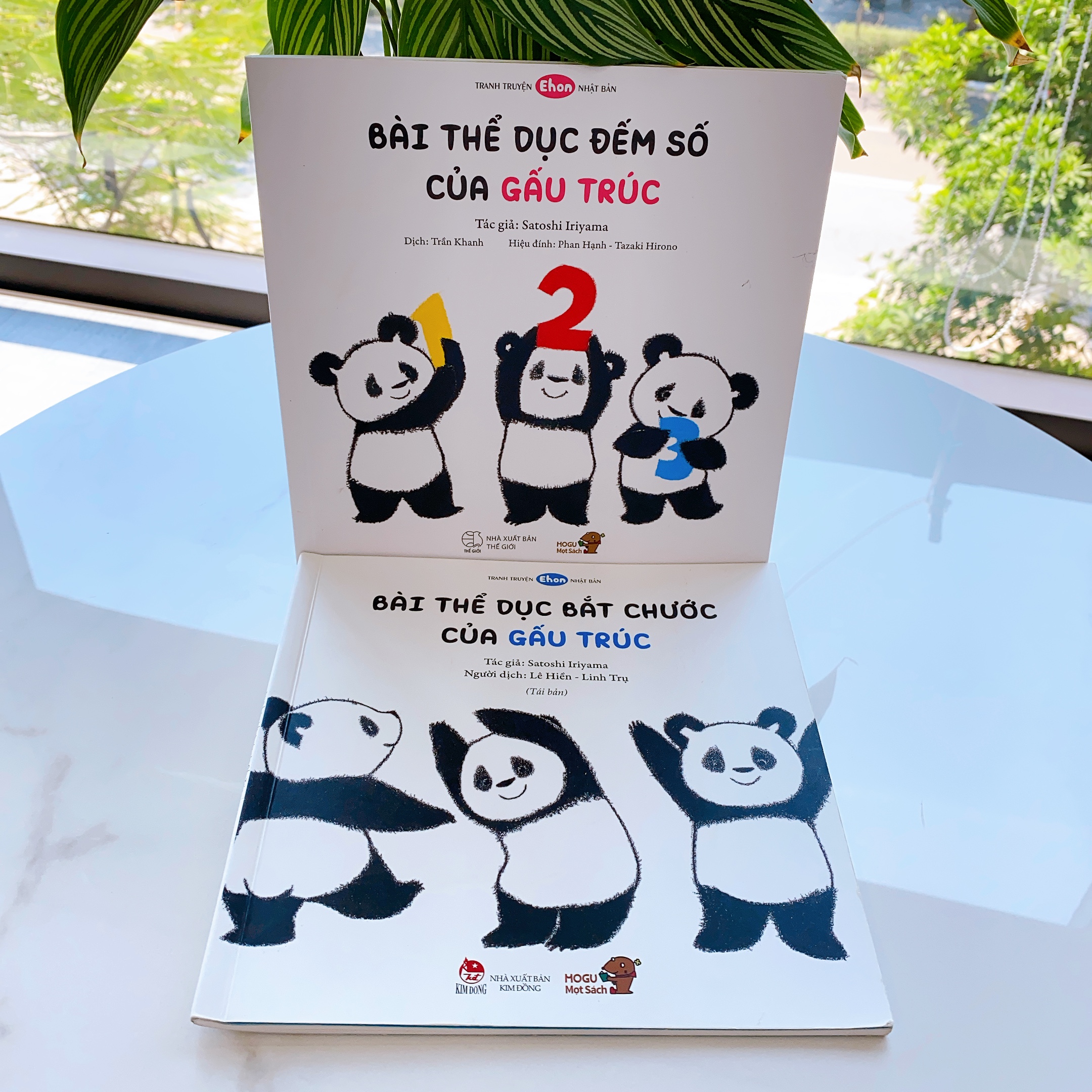 Sách cho bé 1-3 tuổi - Bộ 2 cuốn Phát triển vận động Gấu Trúc tập thể dục