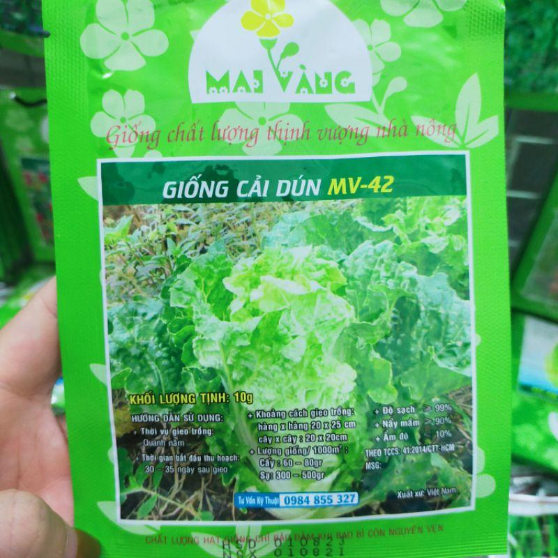 Hạt giống cải bẹ dún , đóng gói 10gr