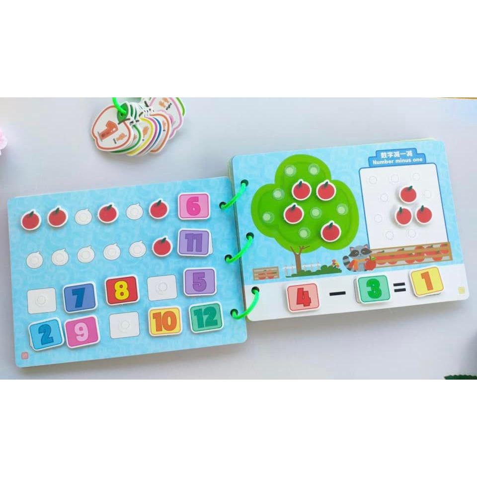 Học Liệu Toán Học Thông Minh Học Liệu Bóc Dán Montessori Giáo Dục Sớm Cho Bé Từ 3 Tuổi Phát Triển Tư Duy