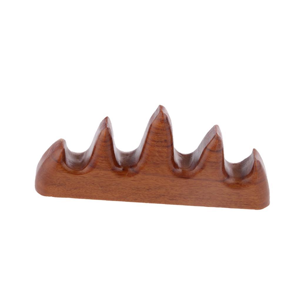 Simple Design Calligraphy Pens Pencil Brush Holder Wooden Pen Rack Office Supplies Decor ACCS Gift