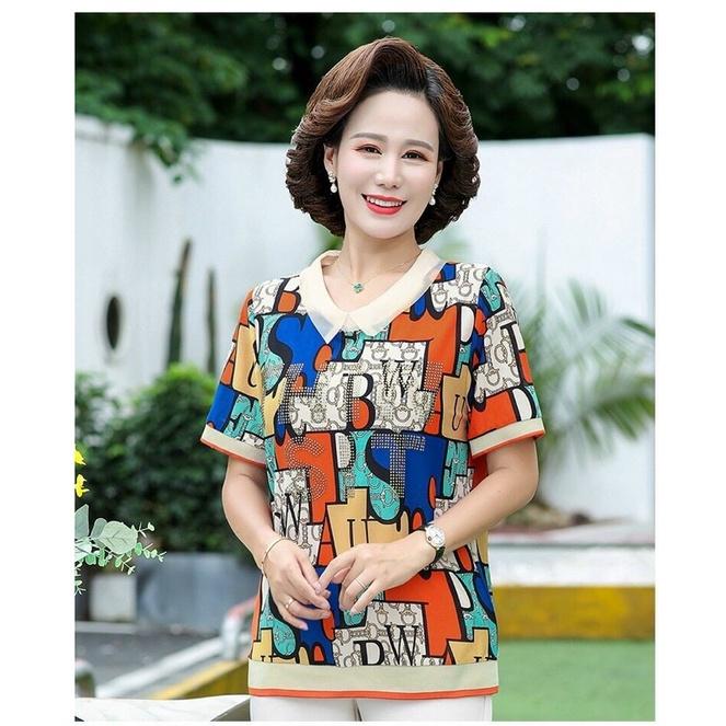 Áo trung niên viền cổ cao cấp