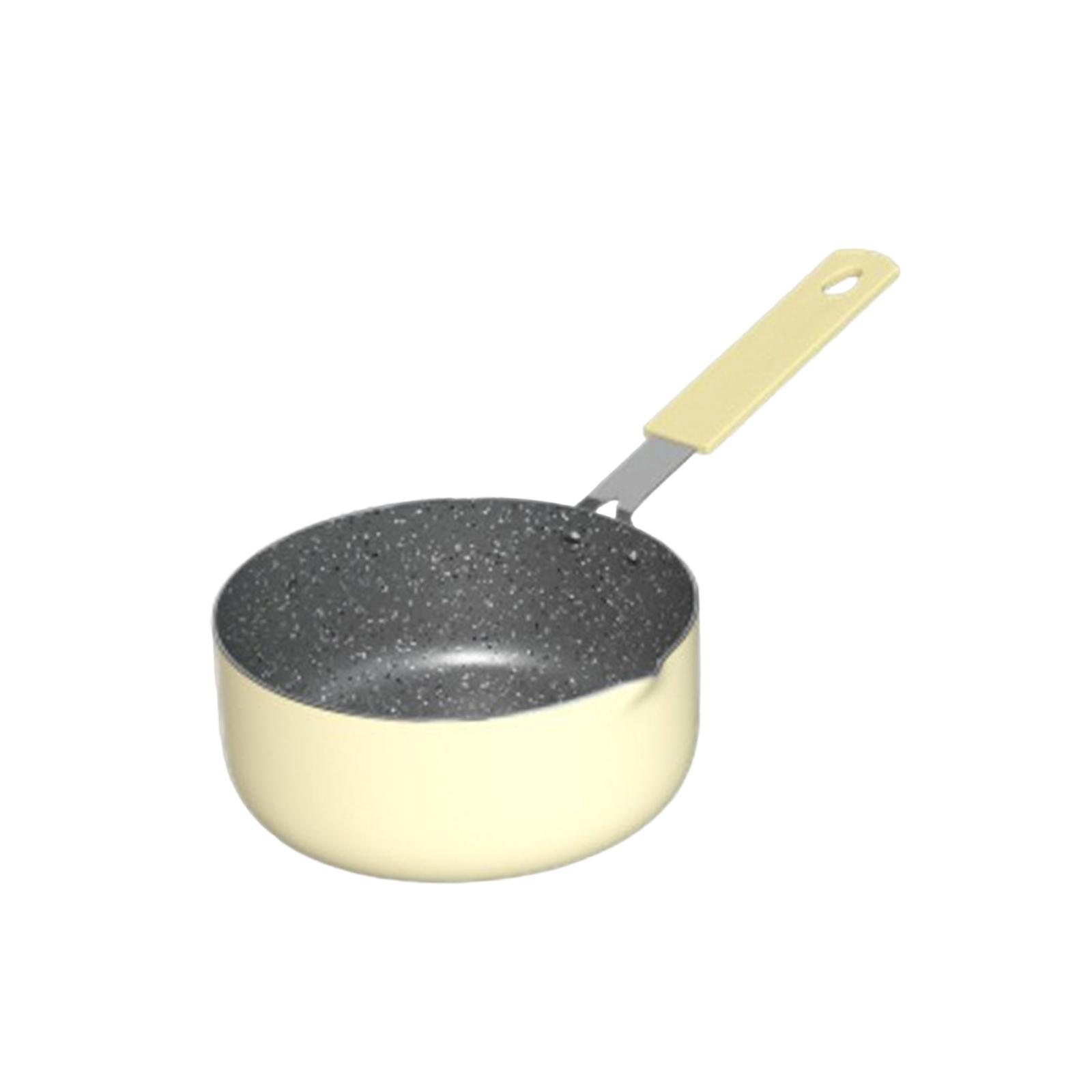 Small Milk Pot Portable Saucepan Pan Small Cookware for Restaurant Bar Hotel