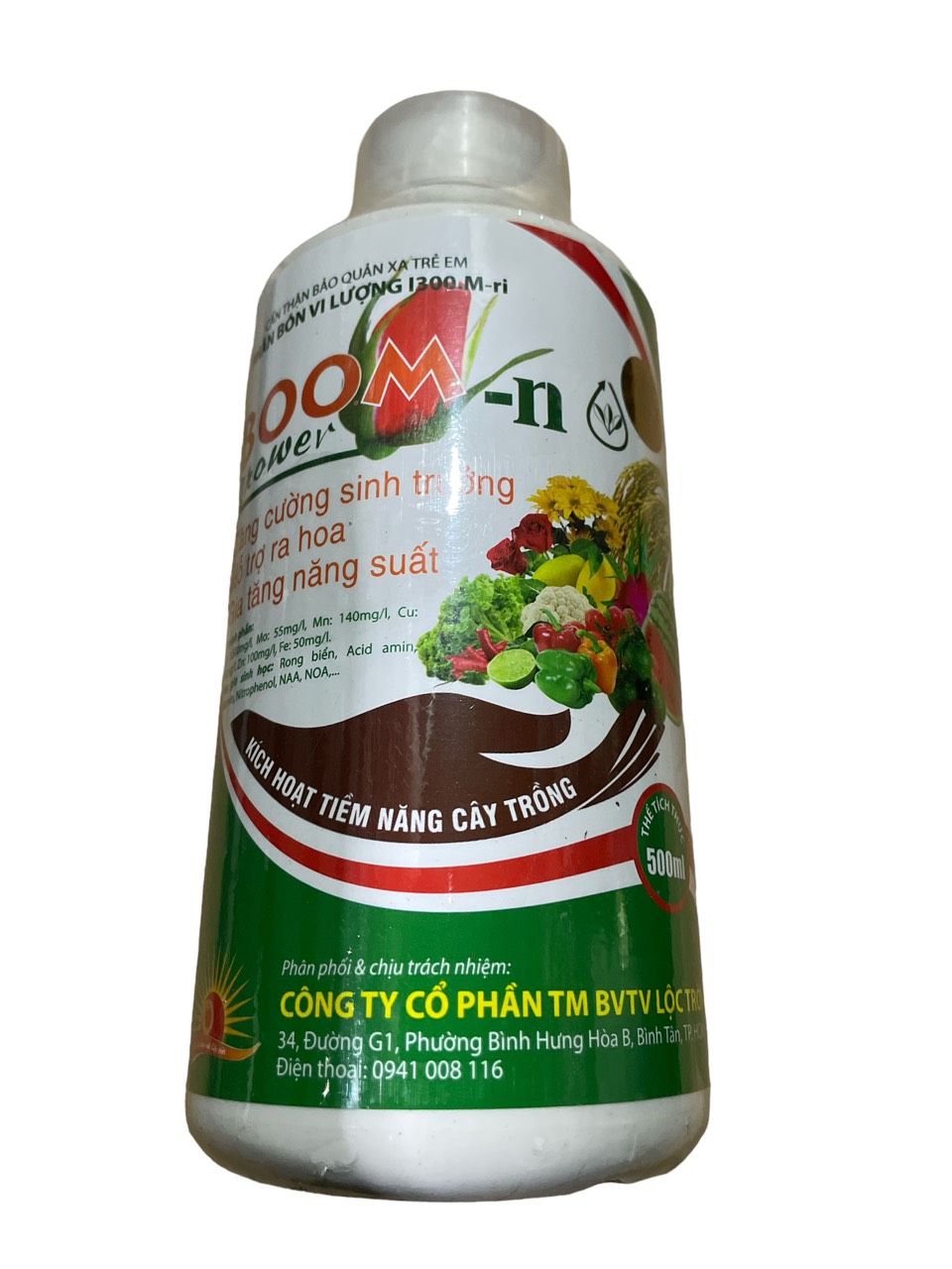 PHÂN BÓN LÁ CAO CẤP BOOM-N FLOWER lọ 500ml