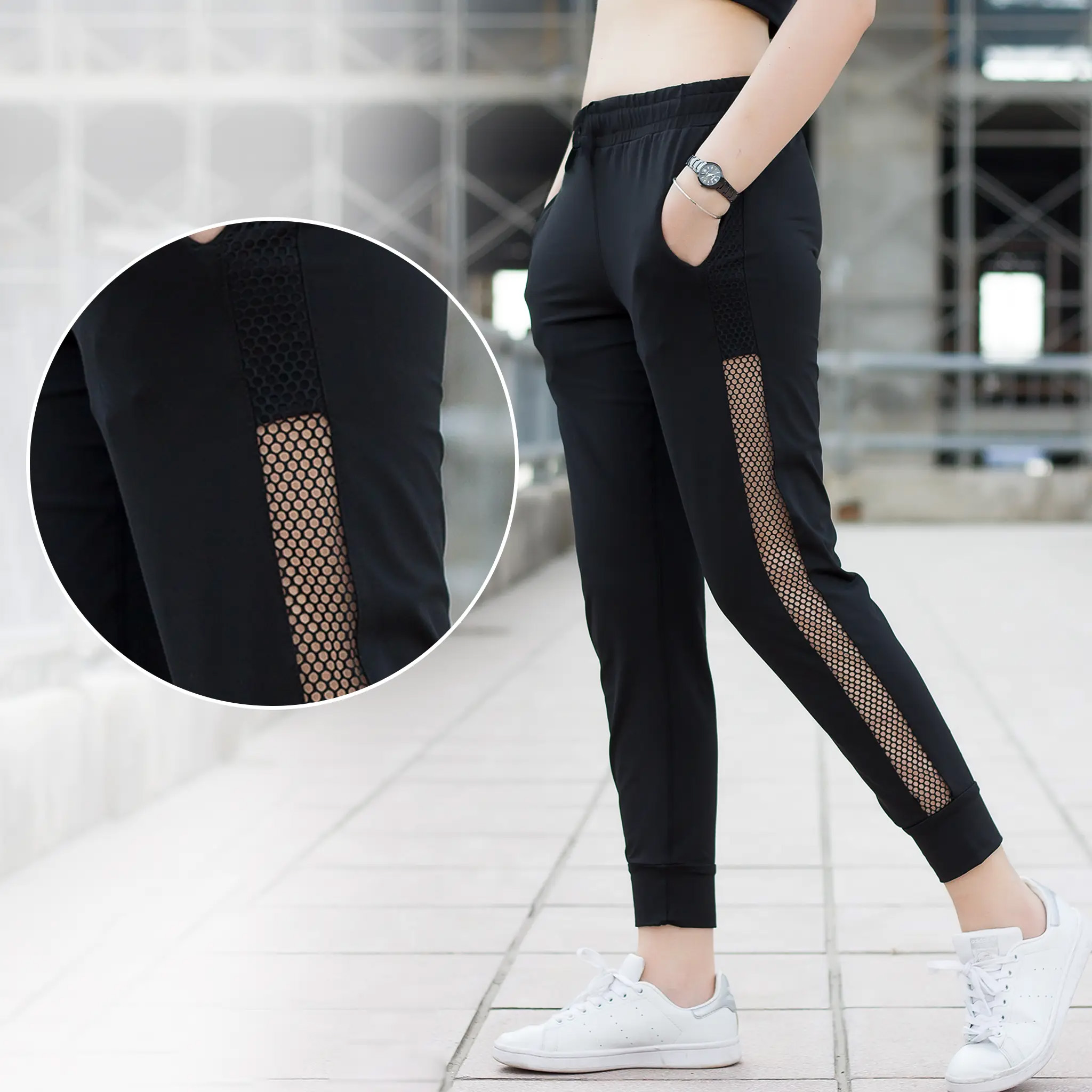 Quần thể thao Jogger lưới đi bộ, đi tập, đi chơi