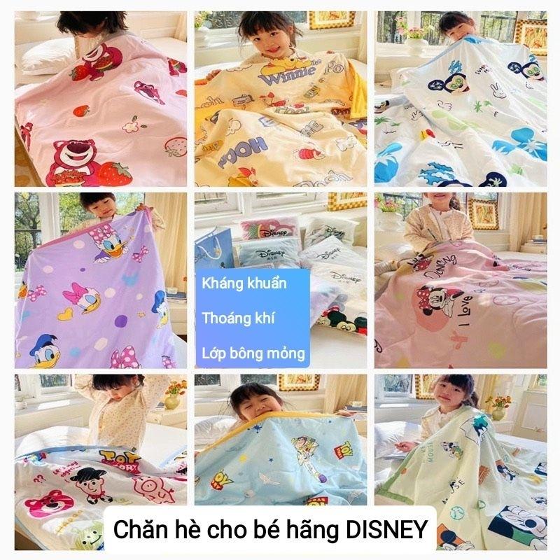Chăn hè hang DlSNEY siêu yêu cho bé. Kháng khuẩn ,thoáng khí ,hình hoạt hình sắc nét