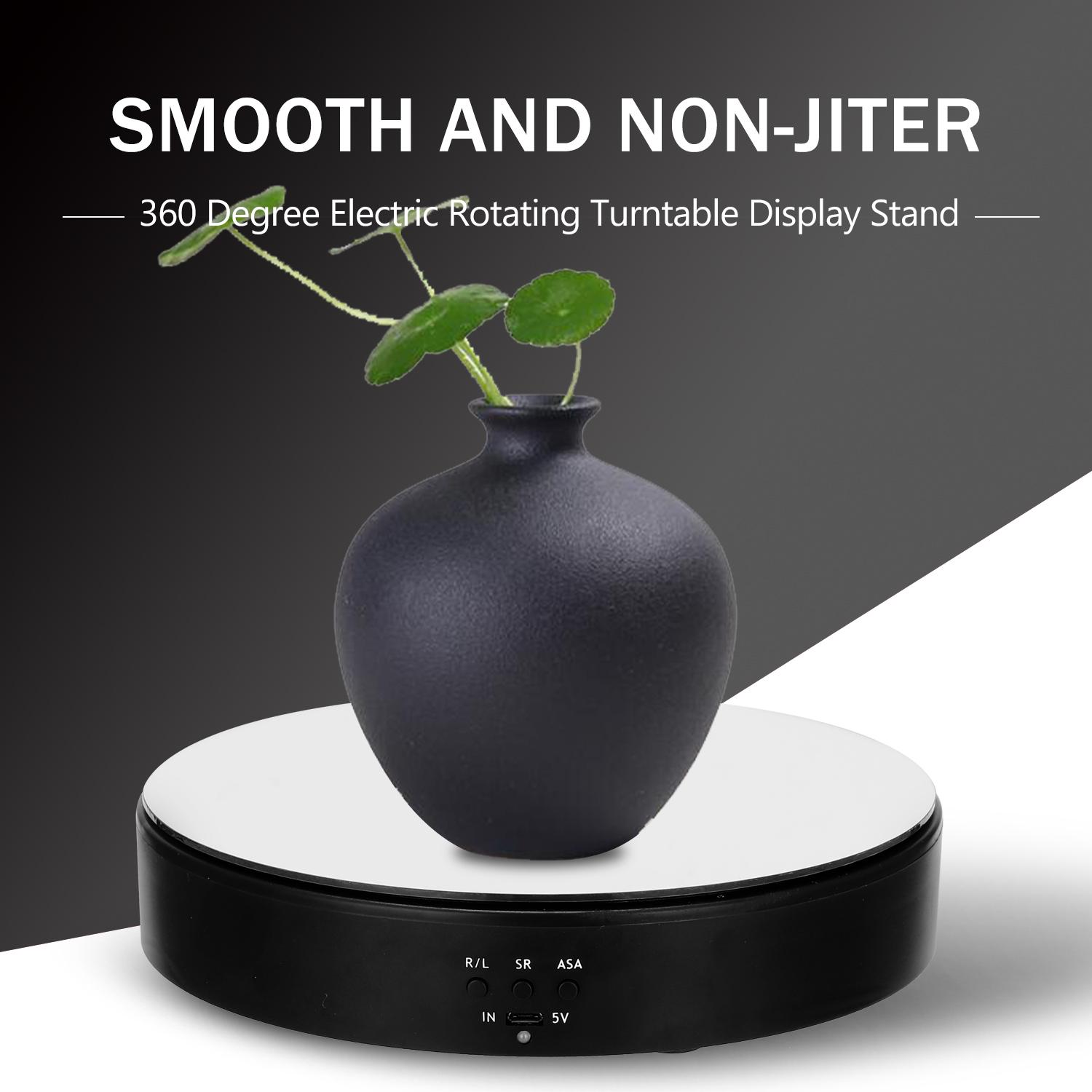 360 Degree Electric Rotating Turntable Display Stand for Video Photography Props Display Turntable