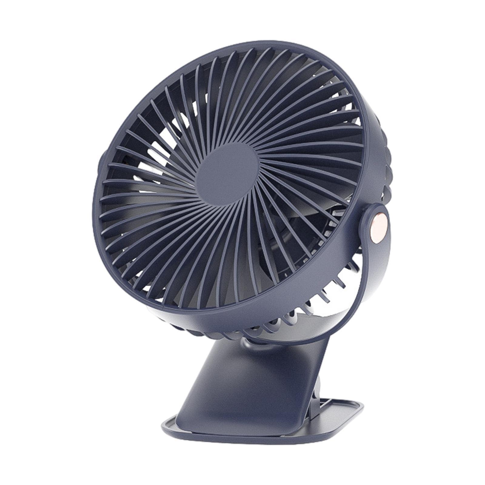 Portable Table Fan Clip-On Type 3 Speeds Cooling for Baby Stroller
