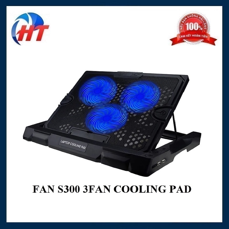 ĐẾ TẢN NHIỆT LAPTOP 3 FAN COOLING PAD S300 - HT