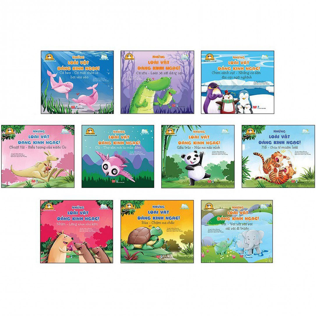 Combo Amazing animals - Những loài vật đáng kinh ngạc  - Tái Bản 2022