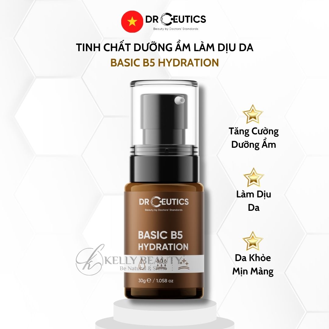 Tinh Chất Dưỡng Ẩm Cho Da Dầu DrCeutics Basic B5 Hydration | Kelly Beauty