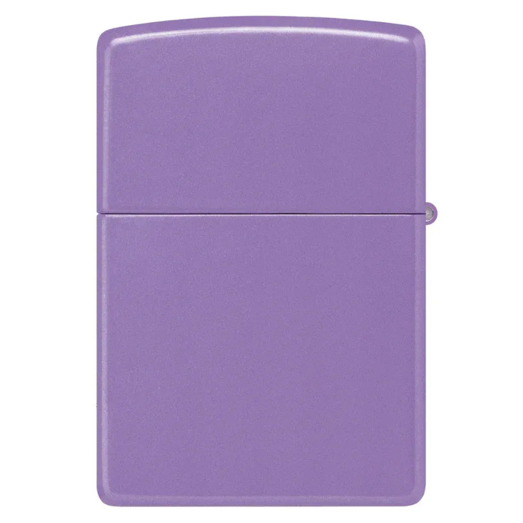 Bật Lửa Zippo Chính Hãng Mỹ Màu Tím Smoky Lavender Matte – Sơn Nhám Cao Cấp, Chống Gió, Vỏ Kim Loại Bền Bỉ